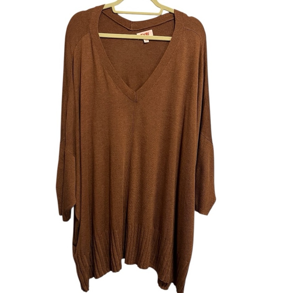 EVRI Warm Brown Knitwear Sweater Size 4X